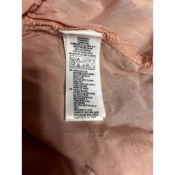 Dusty Rose Pink Layered Ruffles Spaghetti Strap Short Dress Size 8 - Picture 7 of 8